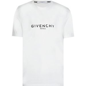 Givenchy Vintage Signature Slim Fit T-shirt in wit
