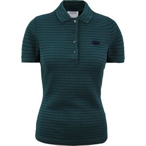Lacoste - Slim Fit - Poloshirt - Groen - Korte Mouw - Dames
