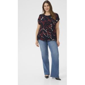 Blouse met korte mouwen KCami Loose fit multicolour