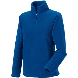 Russell Heren Quarter Zip Fleece Top (Helder Koningsblauw)
