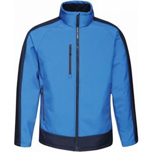 Regatta Herencontrast 3-lagige Softshell Full Zip Jacket (Lichtblauw/zwartblauw) - Maat 2XS