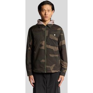 Lyle & Scott Camouflage Geïsoleerd Overshirt - Grijs