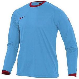Nike - Lange Mouw Crew Neck - Blauw - Voetbal Top