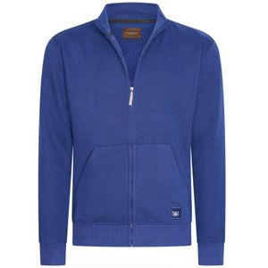 Cappuccino Italia Sweaters Fleece Zip Jack Blauw - Maat XL