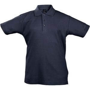 SOLS Kinder Unisex Zomer II Pique Polo Shirt (Marine)