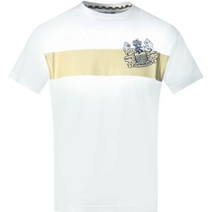 Aquascutum Block Aldis Logo White T-Shirt