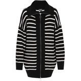 DreiMaster - Vintage - Gebreid Vest - Zwart/Natuurwit