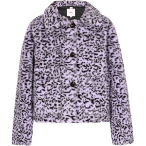 Mymo - Jas - Violet - Dames - Bontjack met Luipaardprint