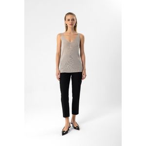 Haut à bretelles en tricot pailleté