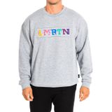 La Martina - TMF304-FP538 - Sweatshirt - Grijs - Heren - Lange Mouwen - Ronde Hals