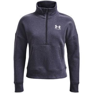 Under Armour UA Rival fleece sweatshirt met halve rits voor dames, grijs