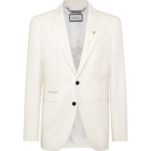 Philipp Plein, Heren, Jassen, Wit, Maat: S Wol,