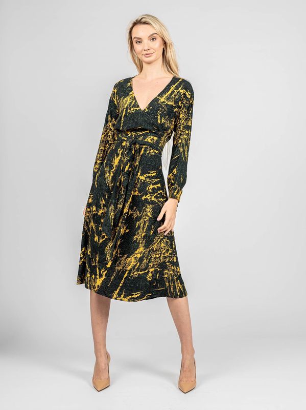 Pinko - Maxi Jurk - Multi - Hoogwaardige Stof - Wikkelontwerp