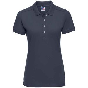 Russell Dames/Dames Piqué Stretch Poloshirt (Franse marine)