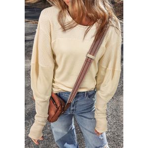Waffle Knit Trui Top