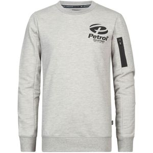 Petrol Industries - Jongens Logo Sweater Belleville - Grijs