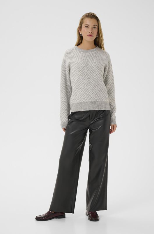 Pullover KAbitzy Pullover Loose fit grey white