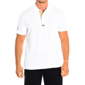 La Martina - TMPE60-PK097 - Polo met Korte Mouwen - Wit