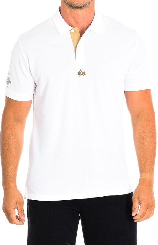 La Martina - TMPE60-PK097 - Polo met Korte Mouwen - Wit