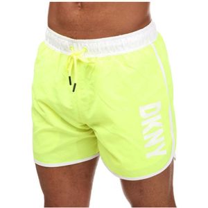 Men's DKNY Aruba Swim Short In Yellow - Maat M