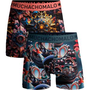 Muchachomalo Heren Boxershorts - 2 Pack - 95% Katoen - Mannen Onderbroeken