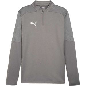 Puma Heren TeamFinal Quarter Zip Trainingsshirt (Grijs)