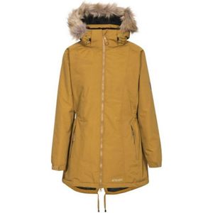 Trespass - Dames Celebrity Geïsoleerd Extra Lange Parka Jas (Goud Bruin) - Maat S