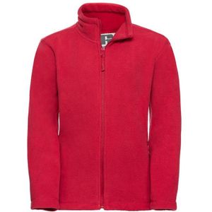 Russell Kinder/Kids Fleece Jas (Klassiek rood)