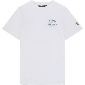 Lyle And Scott - Racquet Club Graphic - T-shirt - Wit