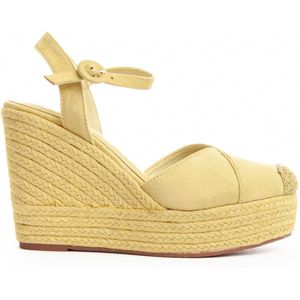 Montevita - Wesparto9 - Espadrilles - Groen - Sleehak 12 cm