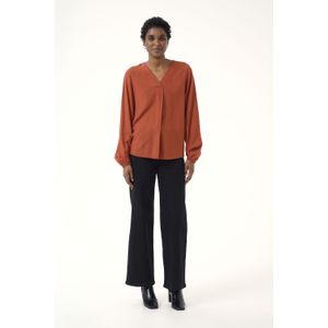 Blouse met lange mouwen Regular fit Picante orange