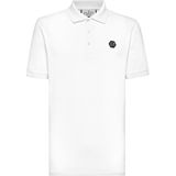 Philipp Plein - Slim Fit Polo Shirt SS Stars - Wit - Katoen