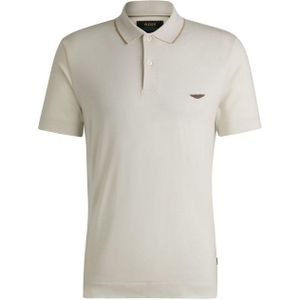 Boss Heren Aston Martin Poloshirt (Wit)