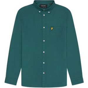 Lyle & Scott Effen heren overhemd Oxford (Groen)