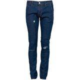 Guess - Slim-fit Jeans - Blauw - Denim - Distressed Effect