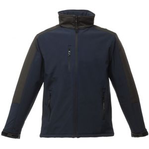 Regatta Heren Hydroforce 3-laags Softshell-jasje (windbestendig, Waterafstotend En Ademend) (Marine / Zwart) - Maat XL