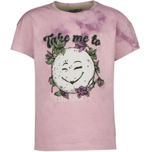 Vingino T-shirt Hira Met Printopdruk Roze - Maat 10J / 140cm