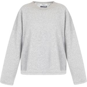 DreiMaster - Oversized Sweatshirt - Licht Grijs Melange - Dames
