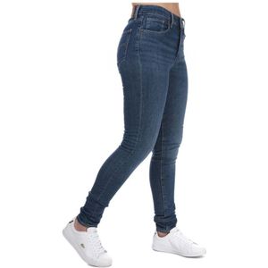 Levi's 721 Skinny Jeans Met Hoge Taille  - Denim - Dames - Maat 26 Kort
