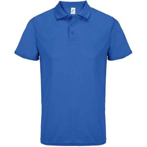 SOLS Unisex Volwassen Pitcher Gerecycled Polyester Polo Shirt (Koninklijk Blauw)