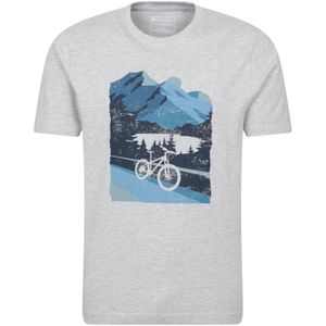 Mountain Warehouse Herenfiets T-Shirt (Medium Grijs)