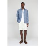 Regular fit bermuda van een mix van linnen en katoen, model 'barton'