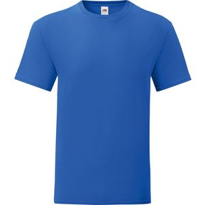 Fruit Of The Loom - Iconisch T-shirt - Royaal Blauw
