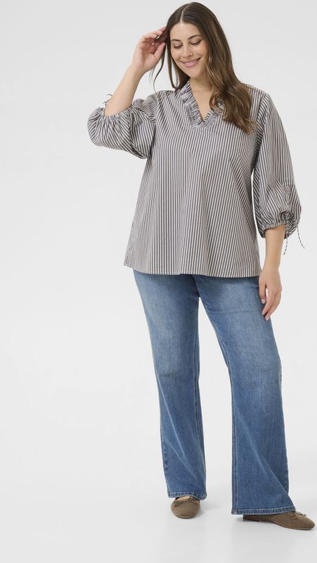 Blouse met lange mouwen KCmariana Blouse met lange mouwen Regular fit grey white