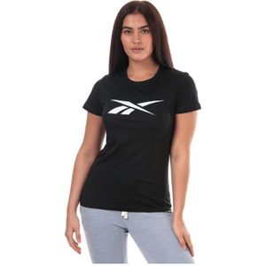 Reebok Vector Grafisch Dames-T-shirt In Zwart - Maat 34