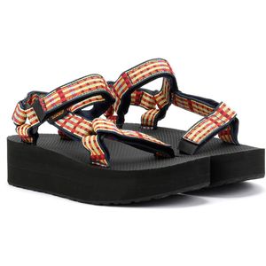 Teva Flatform Universal Dames Gele Sandalen