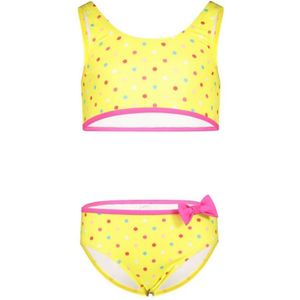 Orange Stars crop bikini met stippen geel/roze