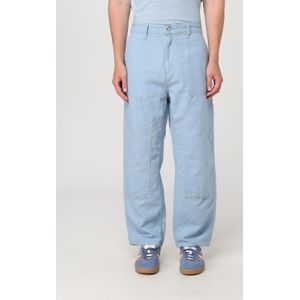Carhartt Wip - Double Knee Werkbroek - Blauw - Heren - Katoen
