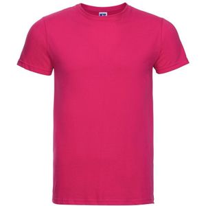 Russell Heren Slank T-Shirt met korte mouwen (Fuchsia)