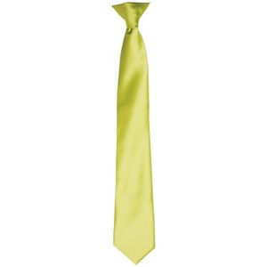 Premier Satijnen stropdas voor volwassenen (Kalk)
